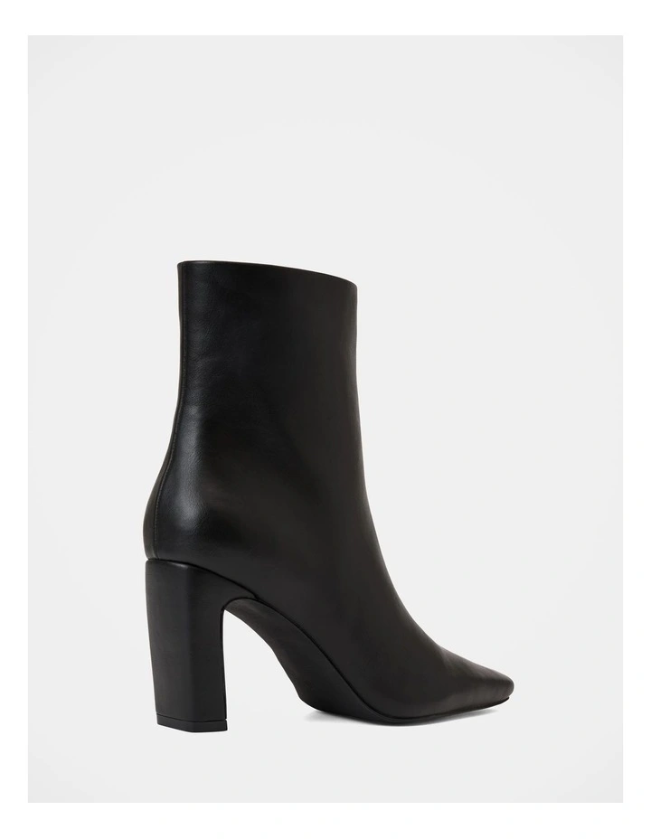 Sophie High Block Heel Ankle Boots in Black image 3