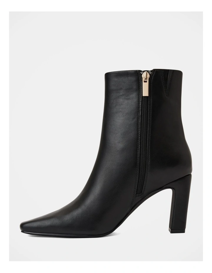 Sophie High Block Heel Ankle Boots in Black image 4