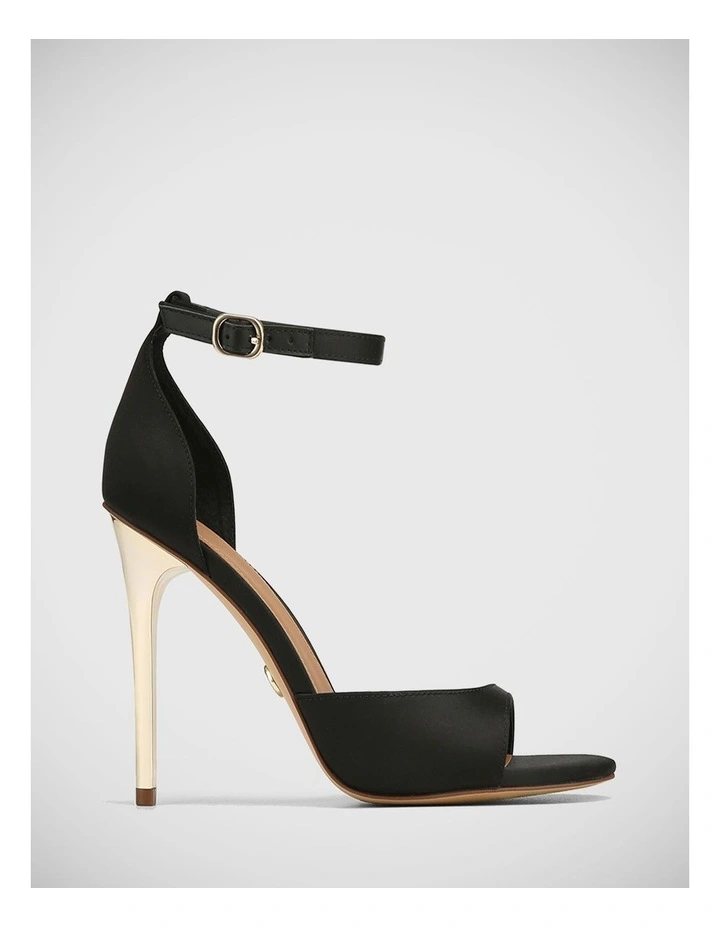 Aitken Satin Sandal in Black image 1