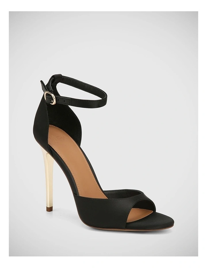 Aitken Satin Sandal in Black image 2