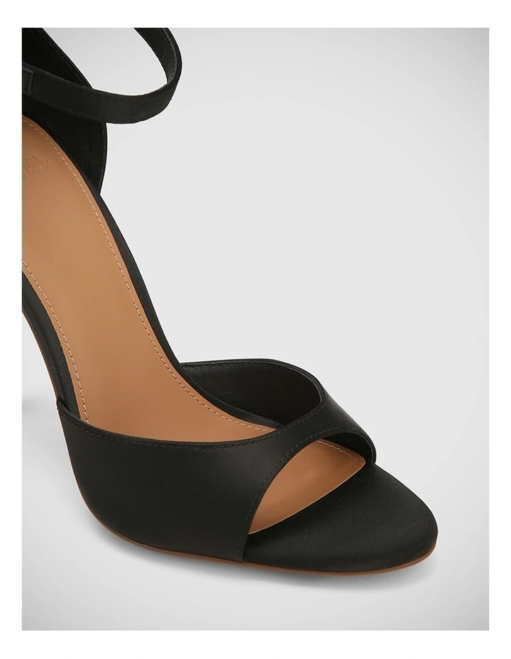 Aitken Satin Sandal in Black image 3