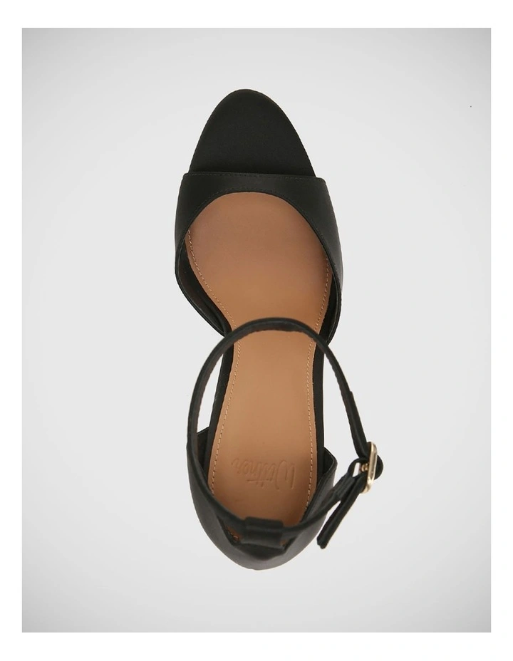 Aitken Satin Sandal in Black image 5