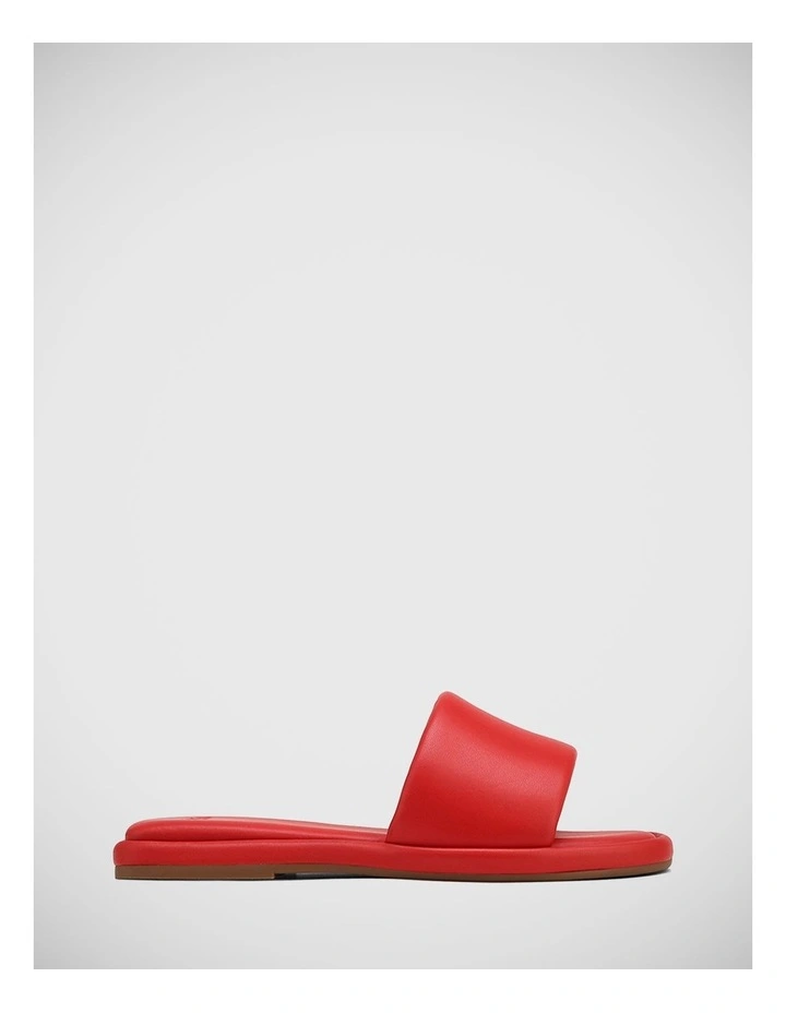 Daya Leather Sandal in Red image 1
