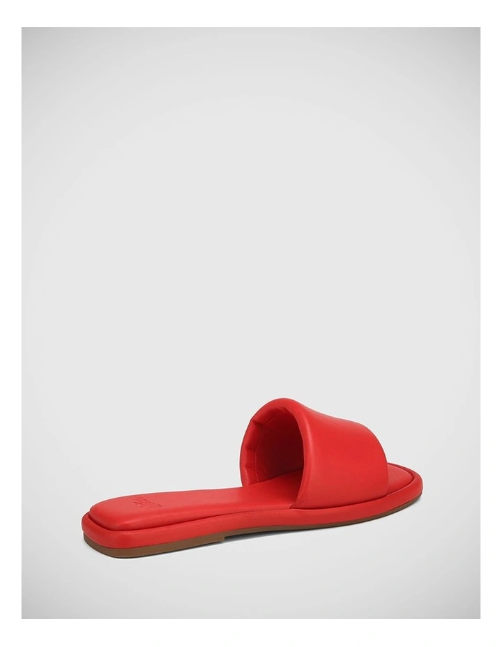 Daya Leather Sandal in Red image 4