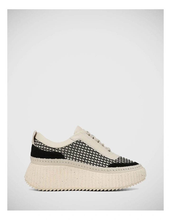 Kylah Suede and Textile Sneaker in Black image 1