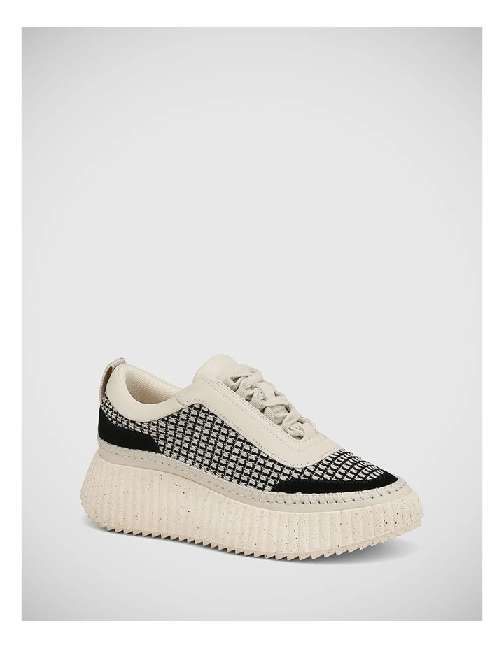Kylah Suede and Textile Sneaker in Black image 2