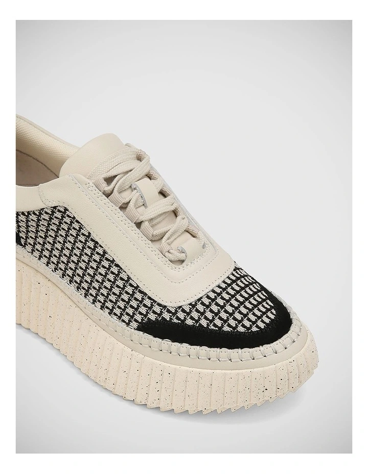 Kylah Suede and Textile Sneaker in Black image 3