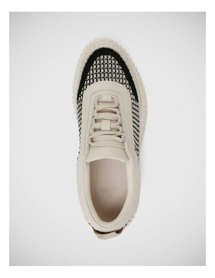 Kylah Suede and Textile Sneaker in Black image 5