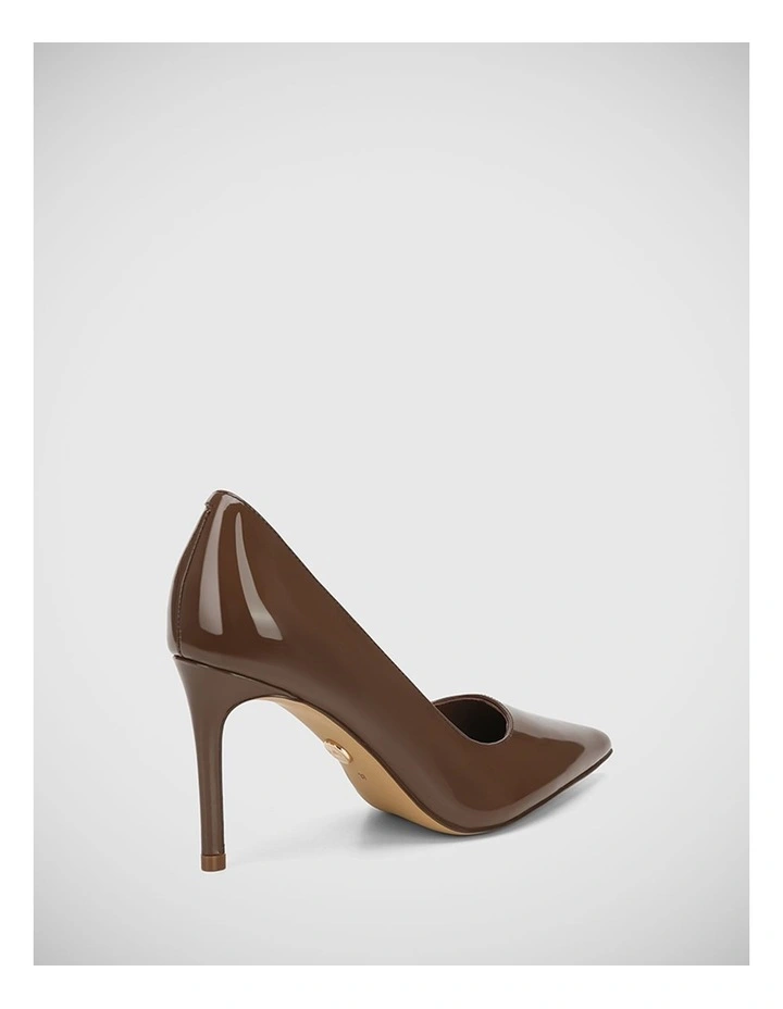 Sky Leather Pump in Rich Brown image 4