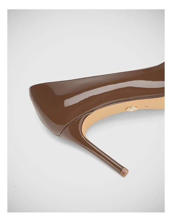 Sky Leather Pump in Rich Brown image 5