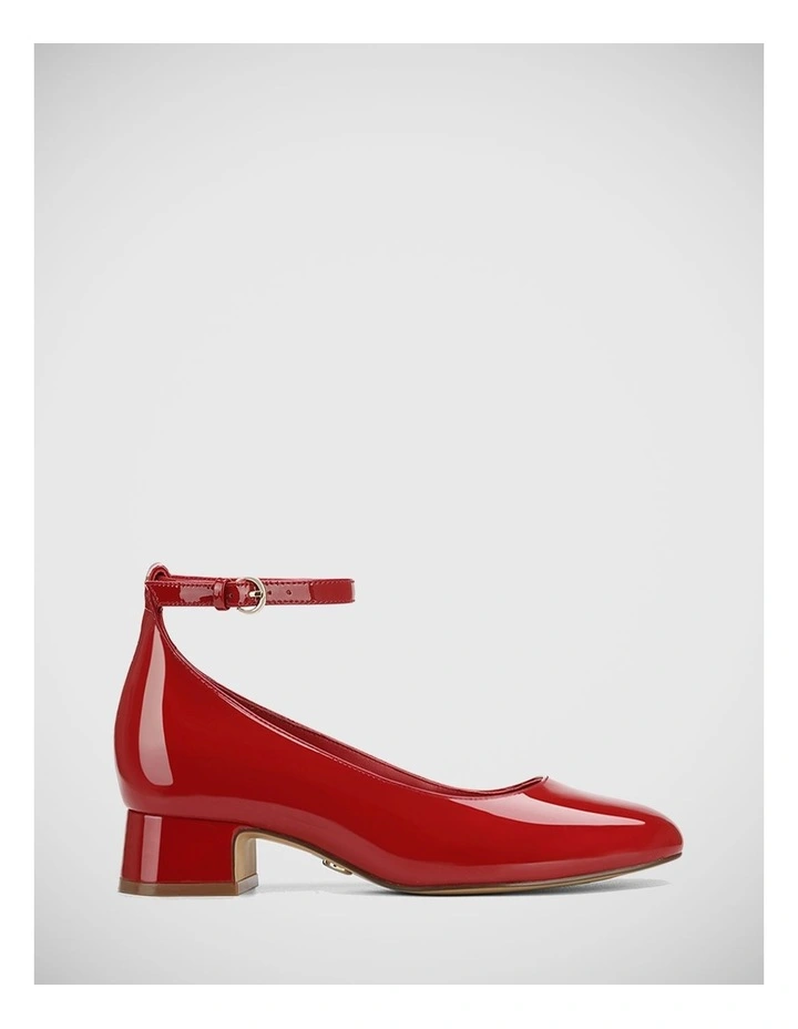 Elinda Patent Leather Pump in Rouge Red image 1