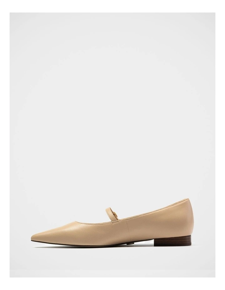 Mocca Leather Mary Jane in Bisque image 6