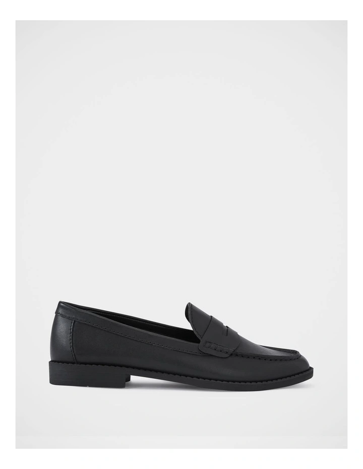 Burke Leather Loafer in Black image 1