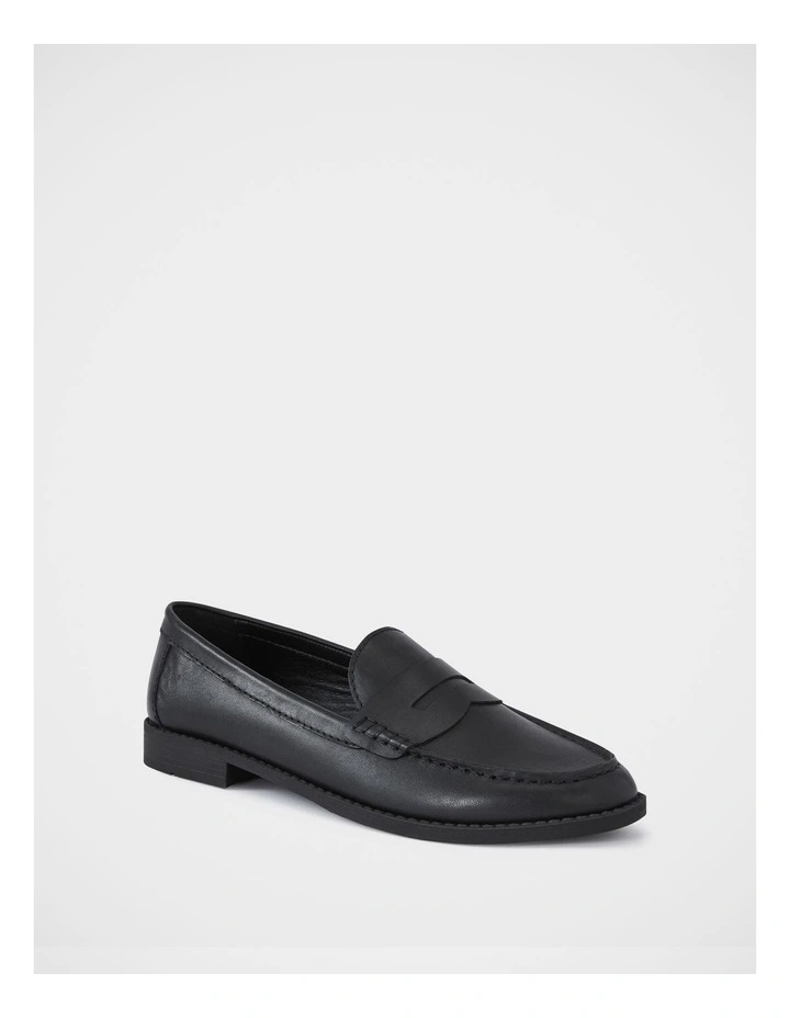 Burke Leather Loafer in Black image 2