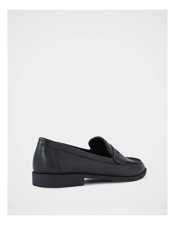 Burke Leather Loafer in Black image 4