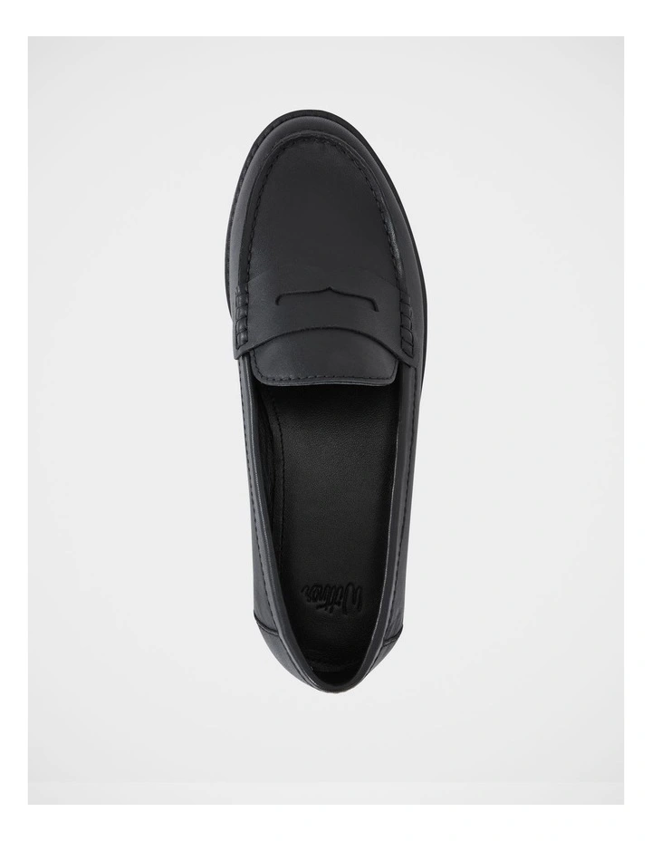 Burke Leather Loafer in Black image 5