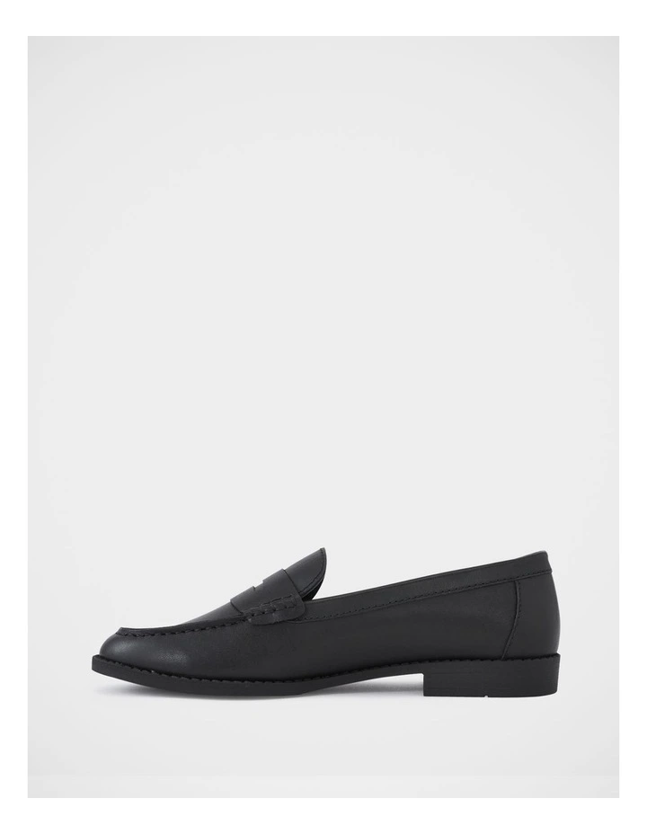 Burke Leather Loafer in Black image 6