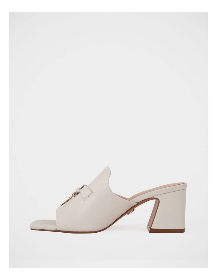 Mayse Pebble Leather Mule in Ivory image 6