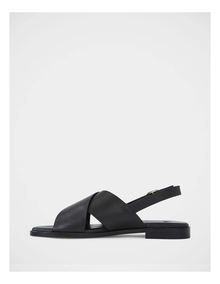 Deon Premium Leather Sandal in Black image 6