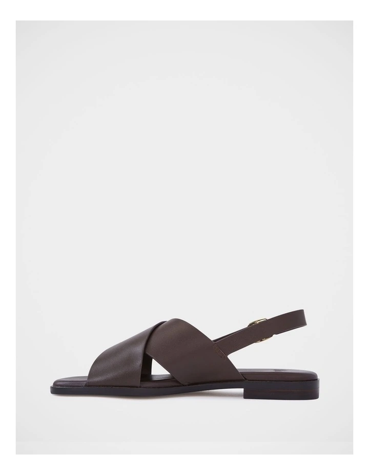 Deon Leather Sandal in Ebony image 6
