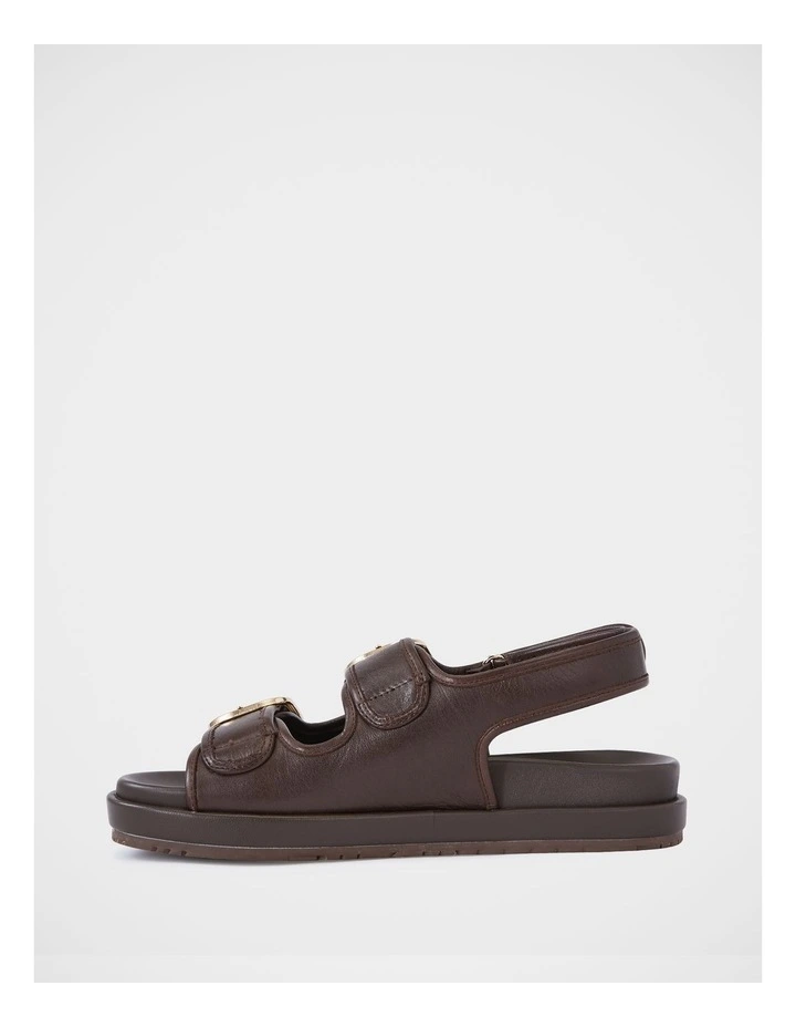 Atticus Leather Flatform in Brown image 6