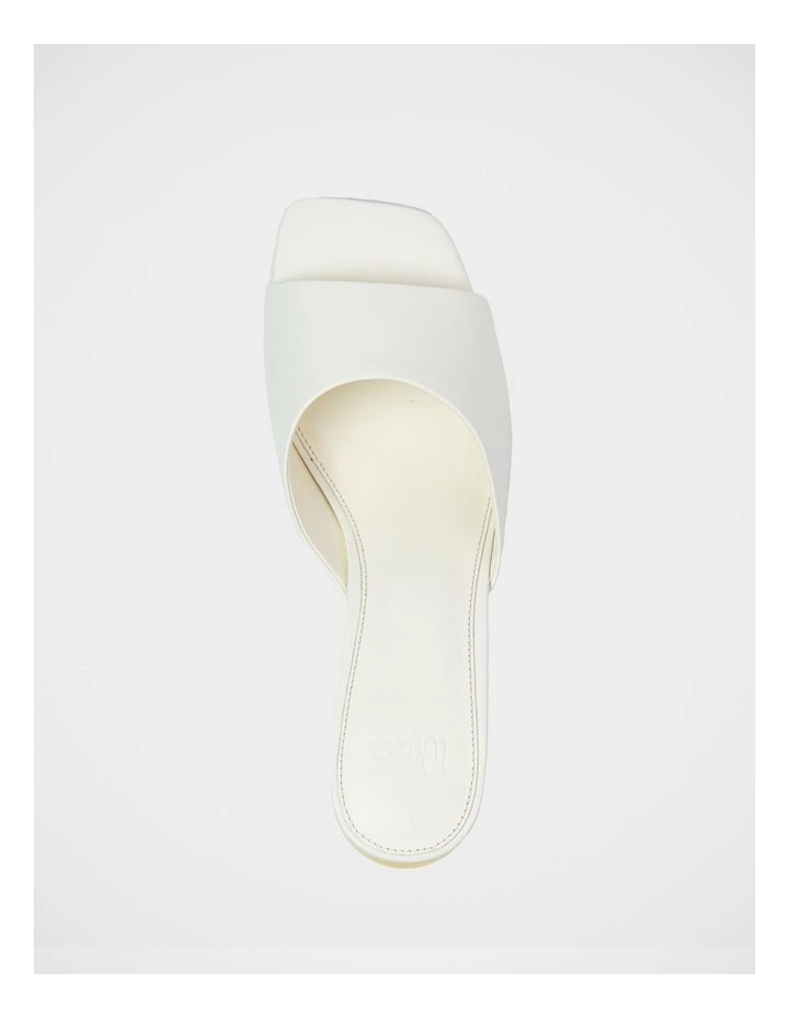 Myra Leather Artistic Mule in Off White image 5