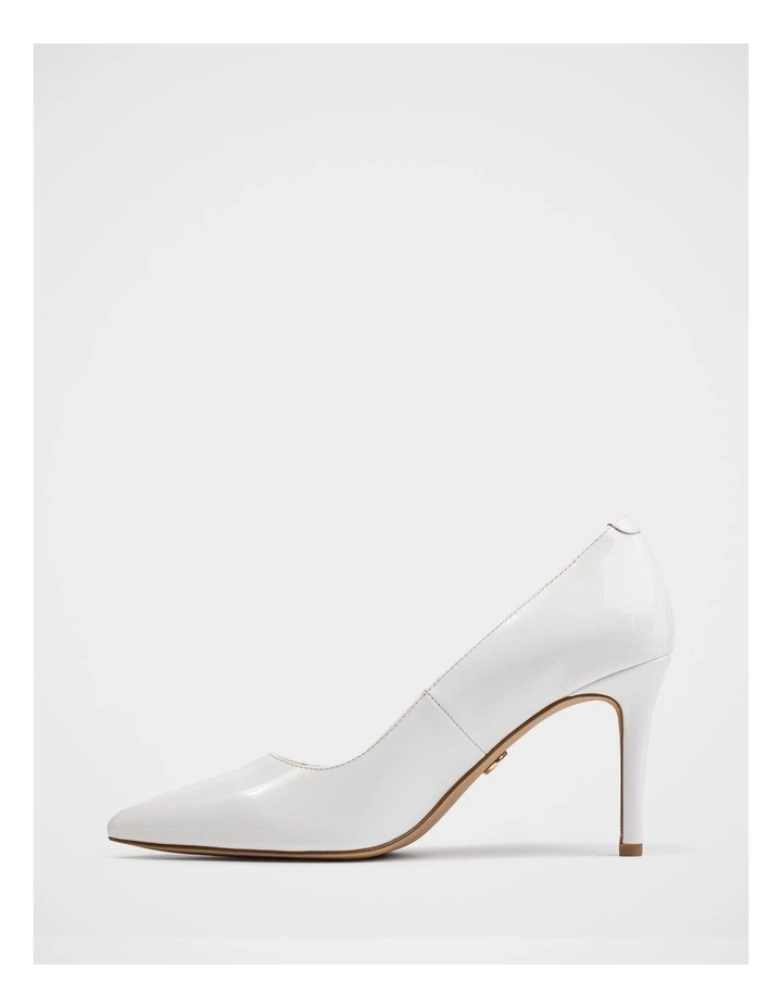 Ravyn Leather Pump in Optic White image 6