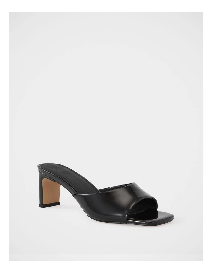 Nikita Leather Slim Heel Mule in Black image 2