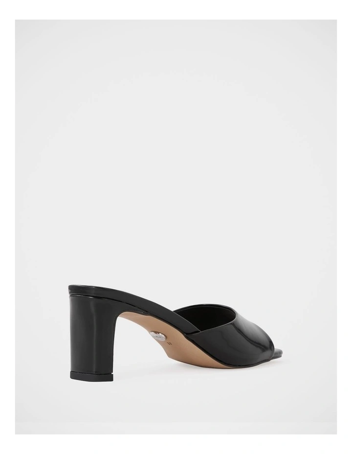 Nikita Leather Slim Heel Mule in Black image 4