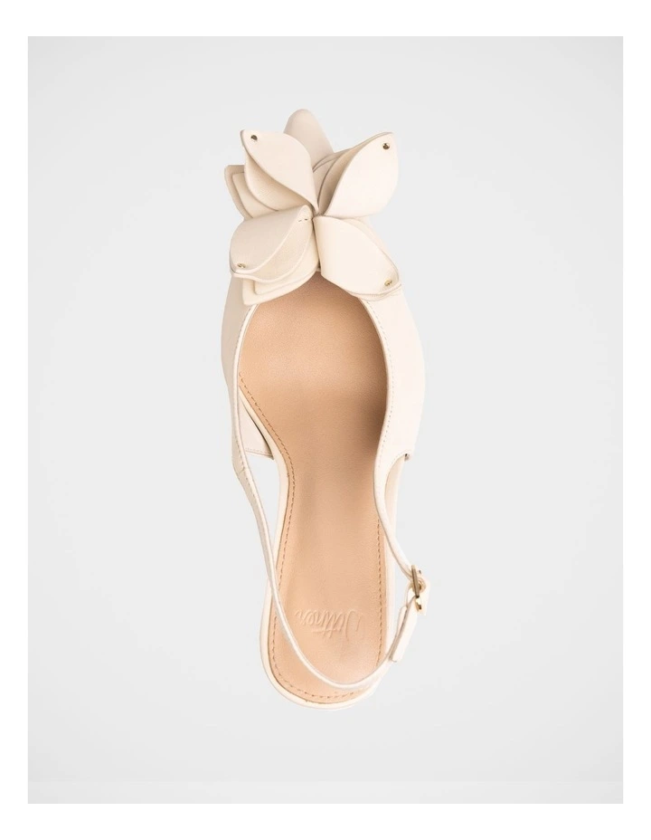 Luv Leather Slingback in Ivory image 5
