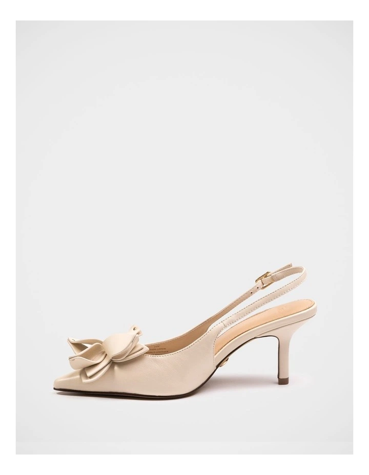 Luv Leather Slingback in Ivory image 6