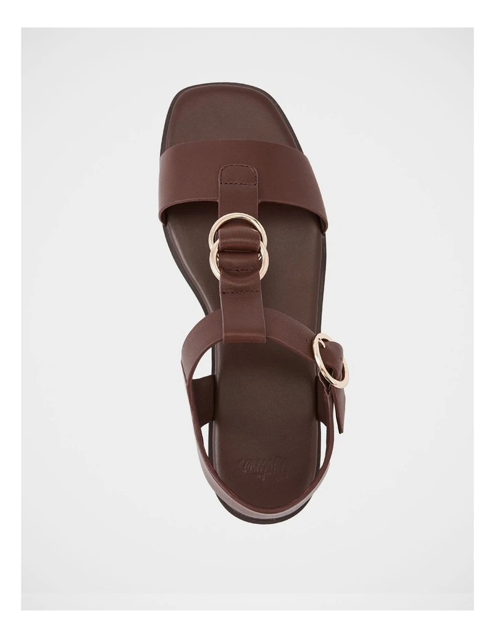 Dalia Leather Sandal in Syrup image 5