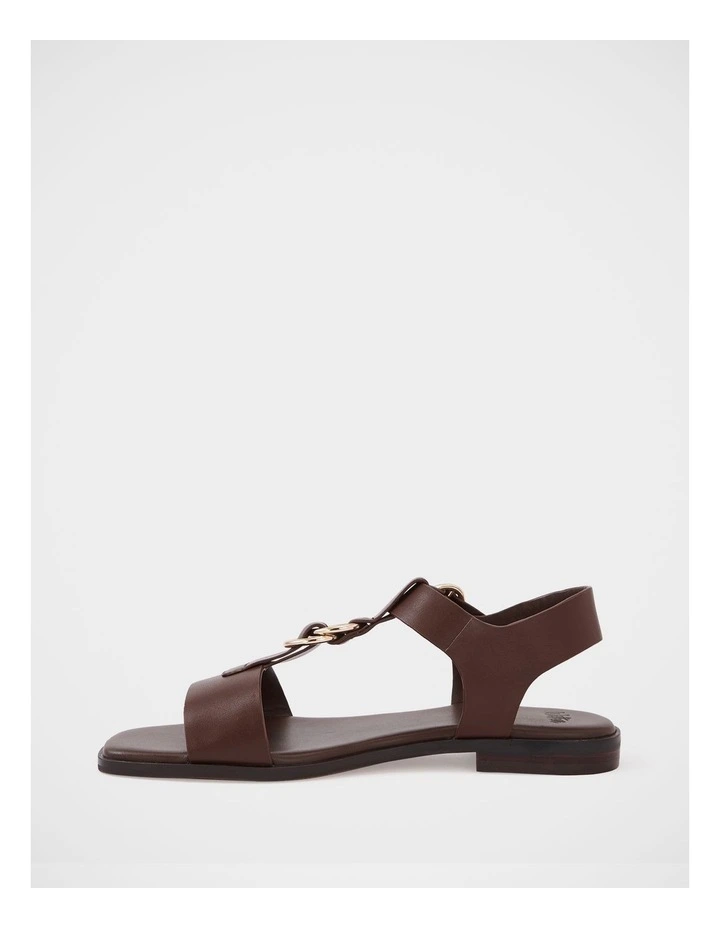 Dalia Leather Sandal in Syrup image 6