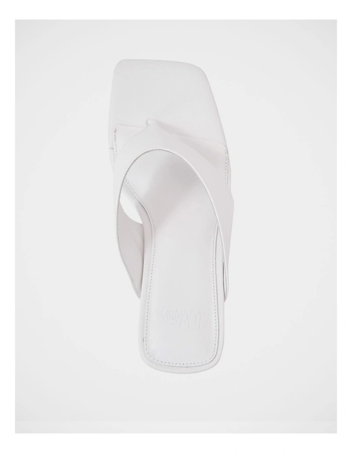 Perri Leather Wedge Thong on White image 5