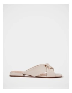 Essence Leather Sandal in Vintage Ivory