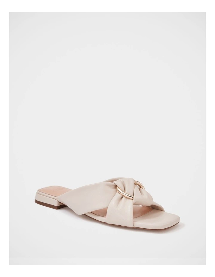 Essence Leather Sandal in Vintage Ivory image 2