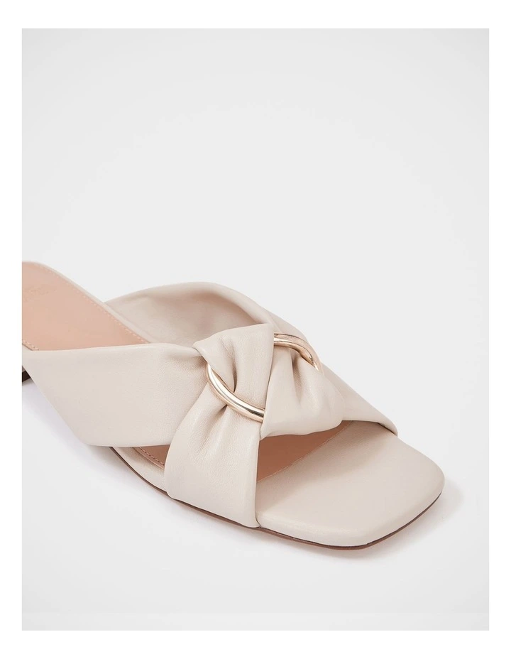 Essence Leather Sandal in Vintage Ivory image 3