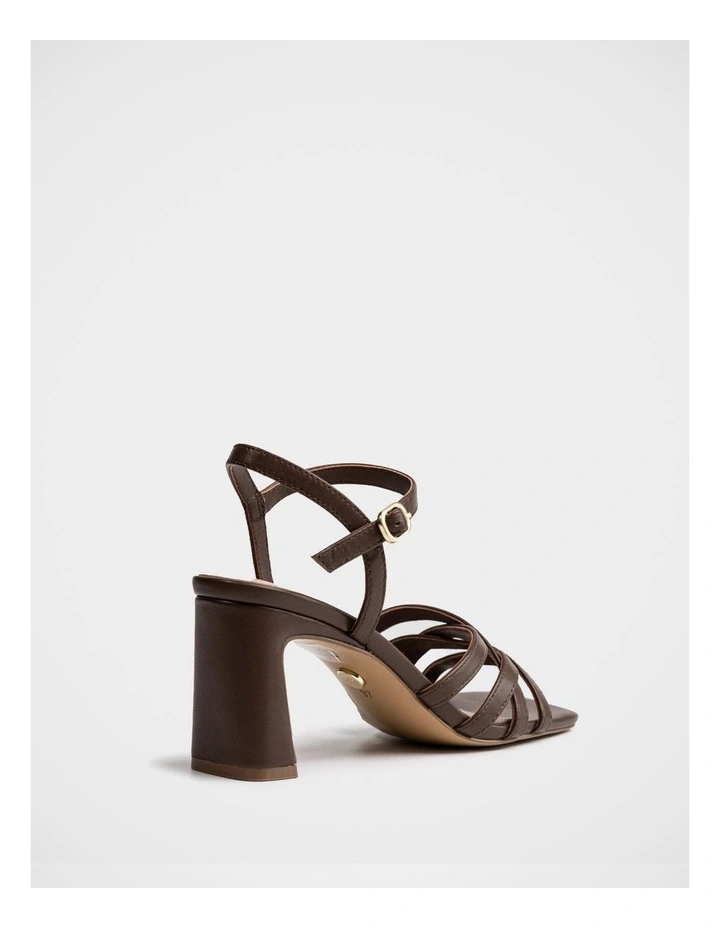 Ponaro Leather Slim Heel in Syrup image 4