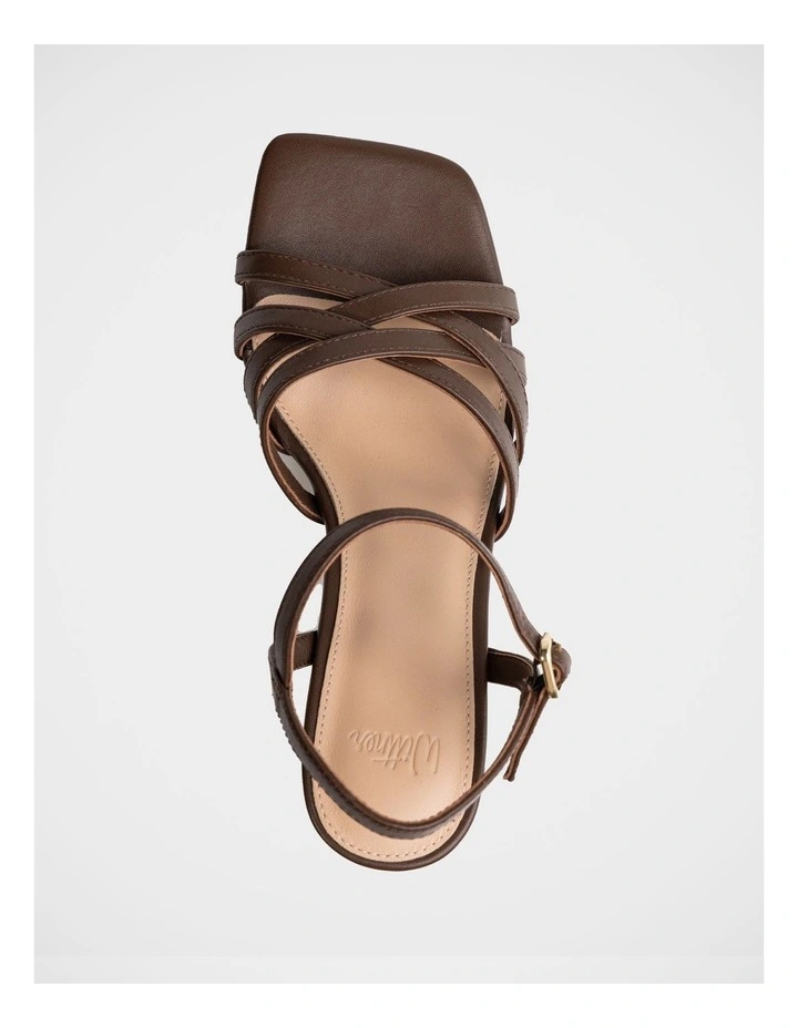 Ponaro Leather Slim Heel in Syrup image 5