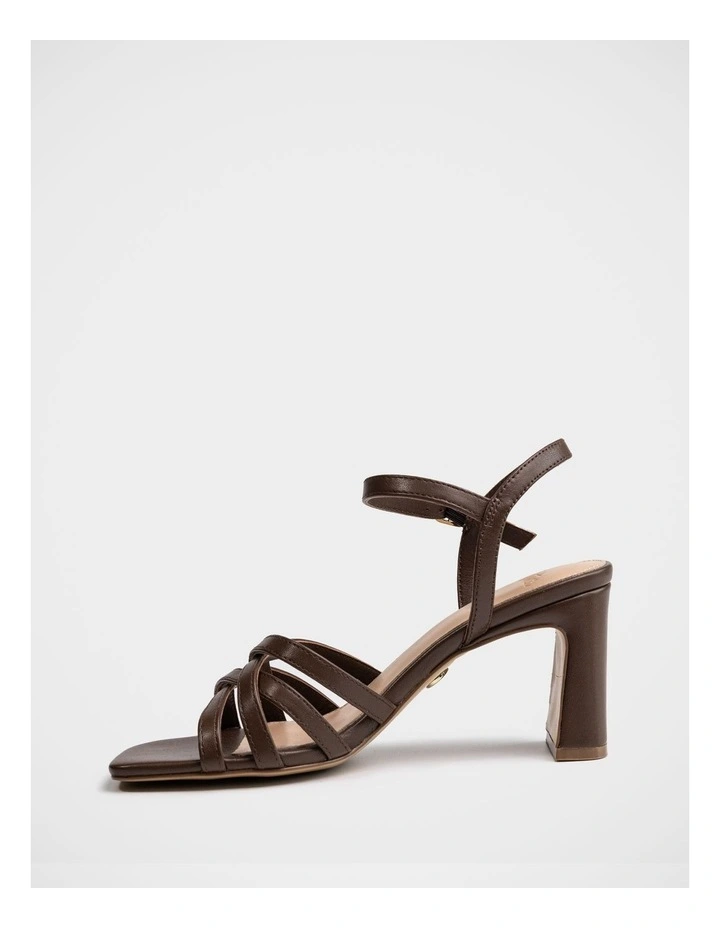 Ponaro Leather Slim Heel in Syrup image 6