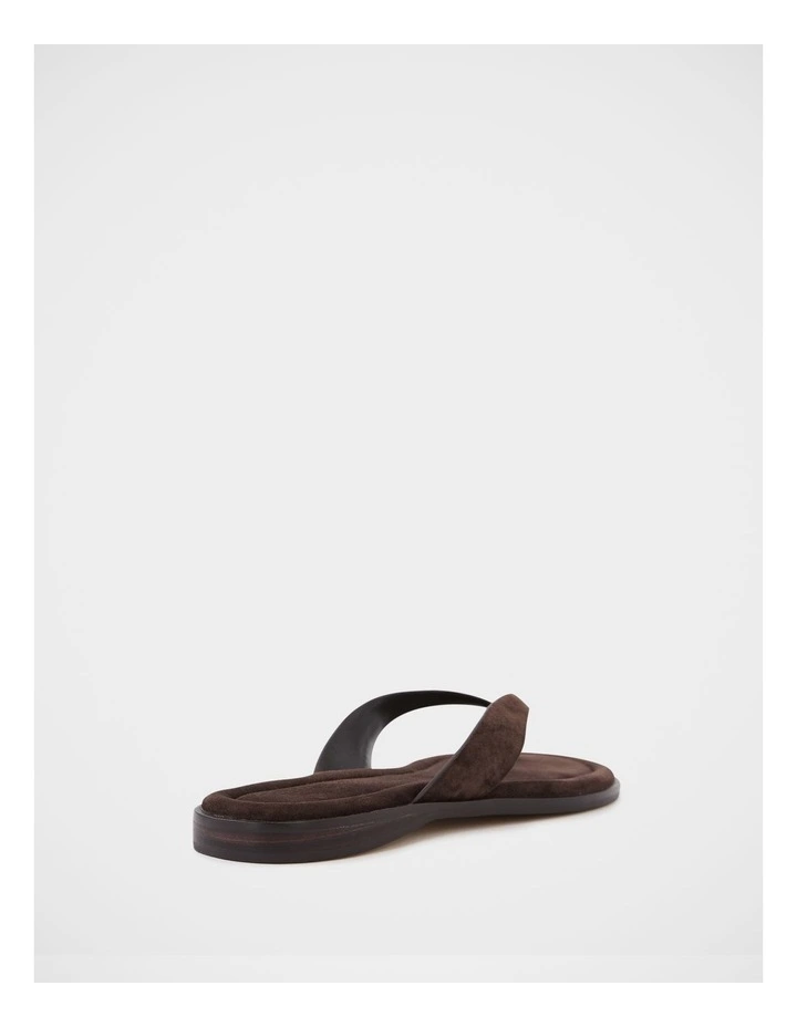 Ethel Leather Thong in Espresso image 4