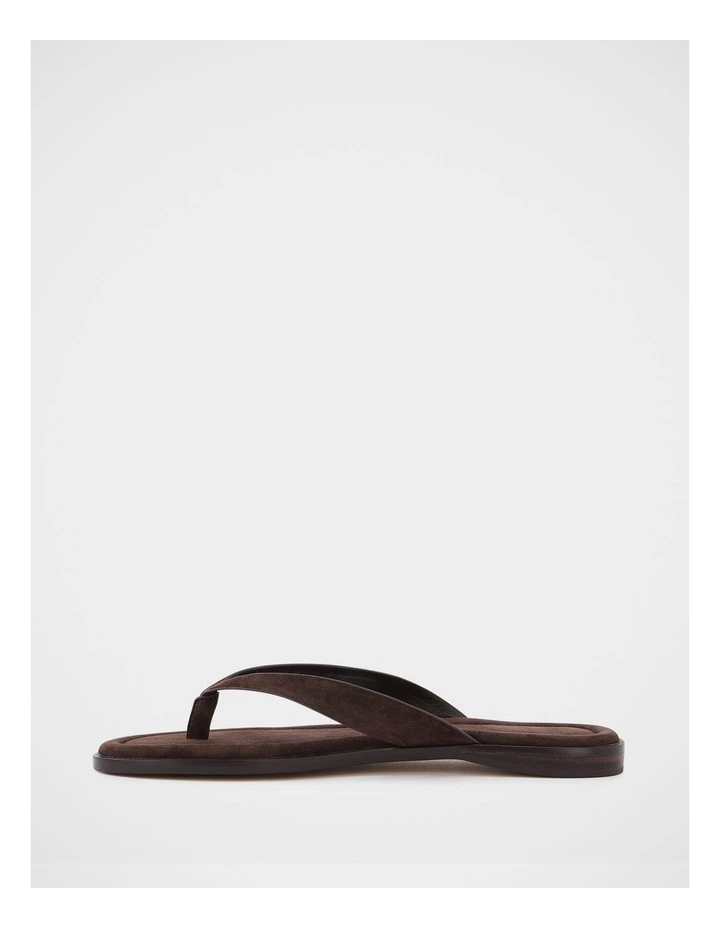 Ethel Leather Thong in Espresso image 6