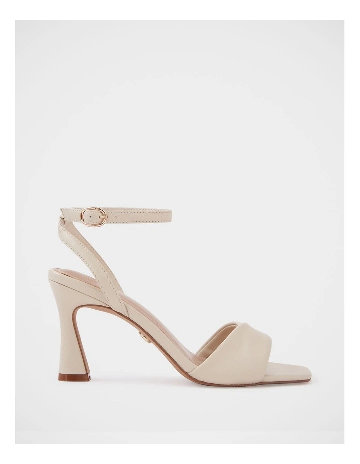 Yolanda Leather Heel in Ivory image 1