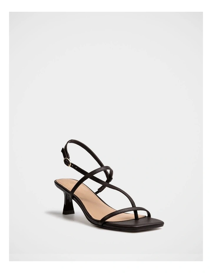 Koda Leather Strappy Heel in Espresso image 2