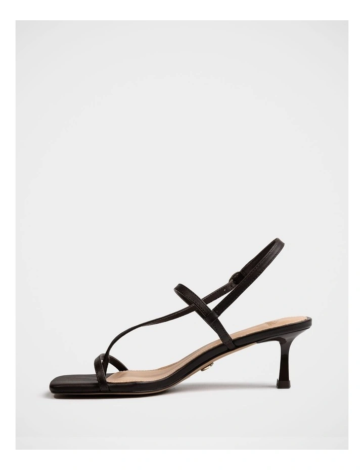 Koda Leather Strappy Heel in Espresso image 7