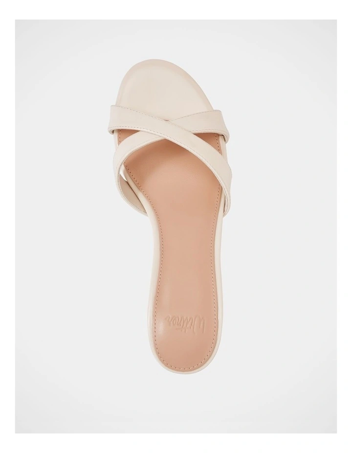 Gracie Patent Leather Kitten Heel in Ivory image 5