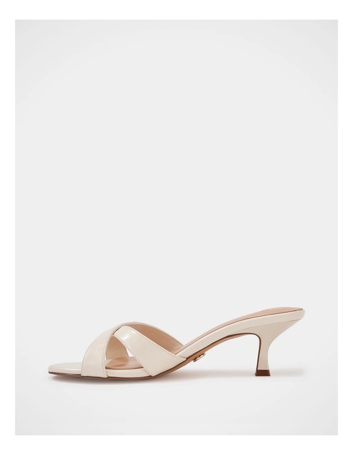 Gracie Patent Leather Kitten Heel in Ivory image 6