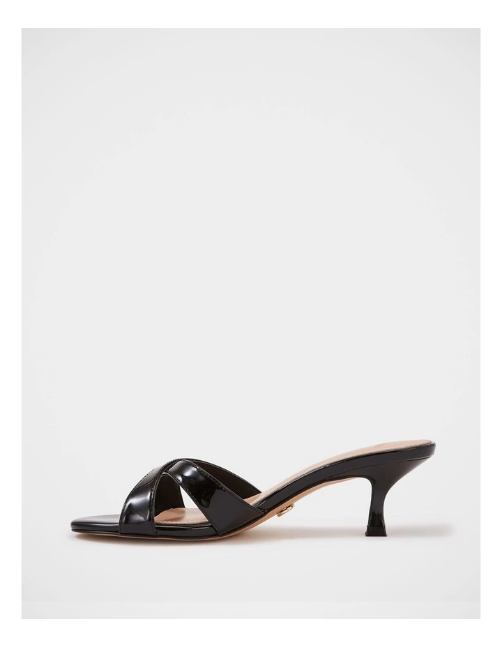 Gracie Patent Leather Kitten Heel in Black image 6