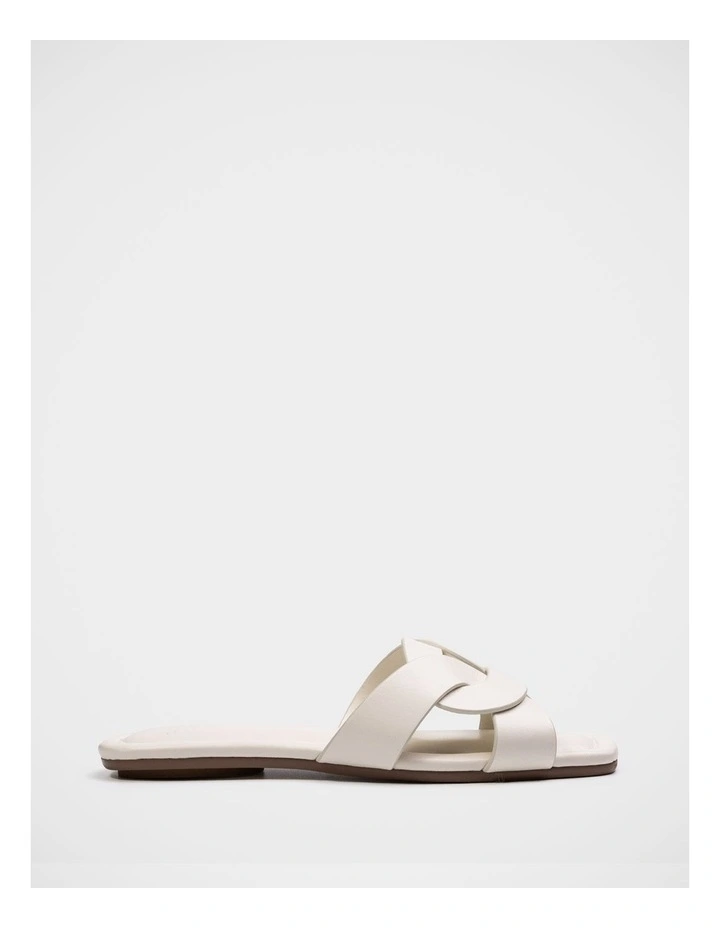 Etta Leather Sandal in White image 1