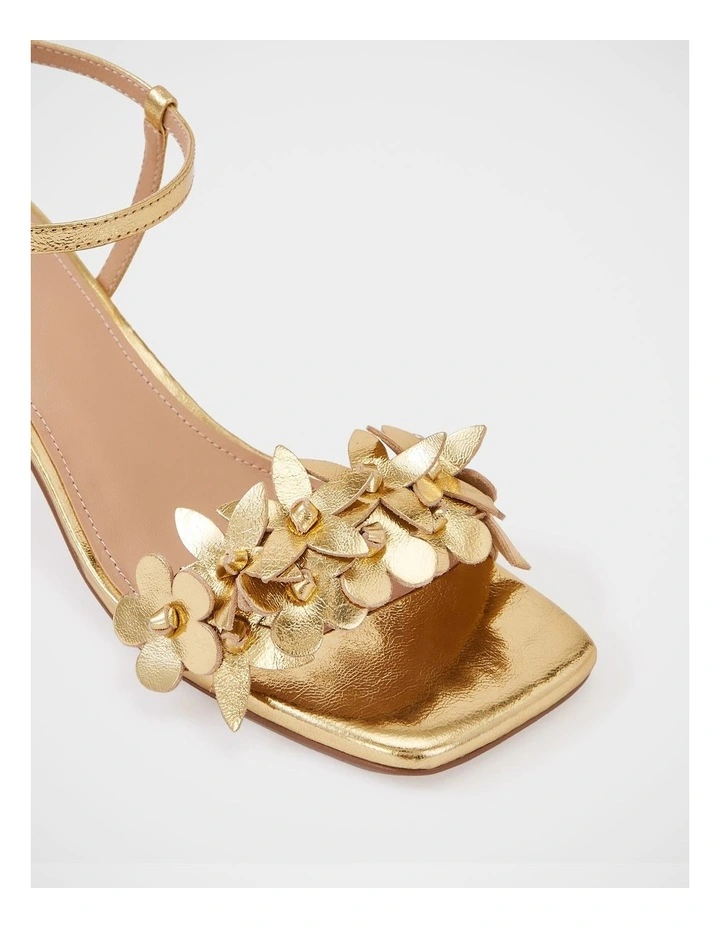 Kori Metallic Leather Sandal in Gold image 3